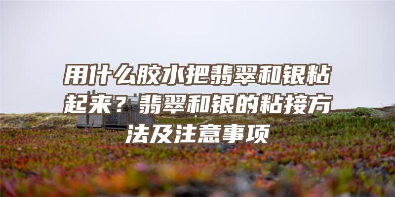 用什么胶水把翡翠和银粘起来？翡翠和银的粘接方法及注意事项