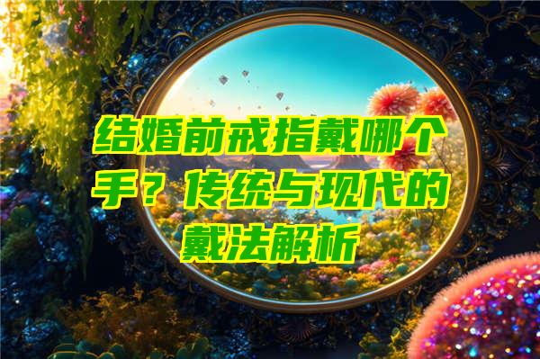 结婚前戒指戴哪个手？传统与现代的戴法解析