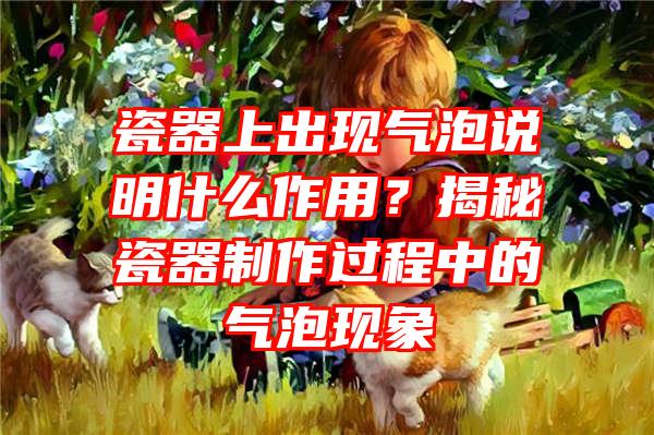 瓷器上出现气泡说明什么作用？揭秘瓷器制作过程中的气泡现象