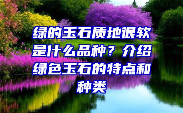 绿的玉石质地很软是什么品种？介绍绿色玉石的特点和种类