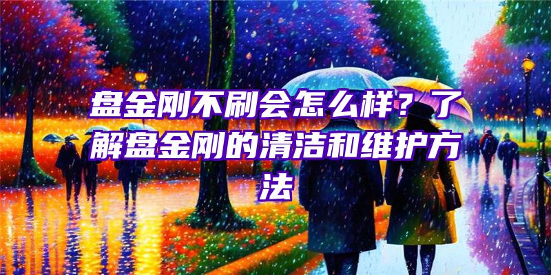 盘金刚不刷会怎么样？了解盘金刚的清洁和维护方法