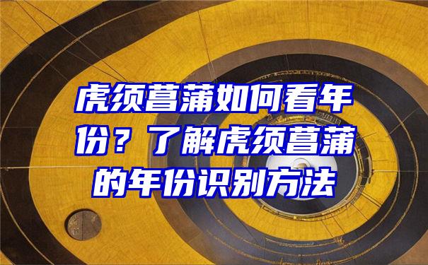 虎须菖蒲如何看年份？了解虎须菖蒲的年份识别方法