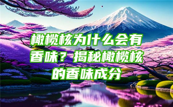 橄榄核为什么会有香味？揭秘橄榄核的香味成分