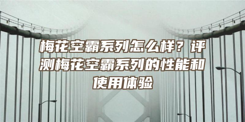 梅花空霸系列怎么样？评测梅花空霸系列的性能和使用体验