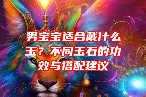 男宝宝适合戴什么玉？不同玉石的功效与搭配建议