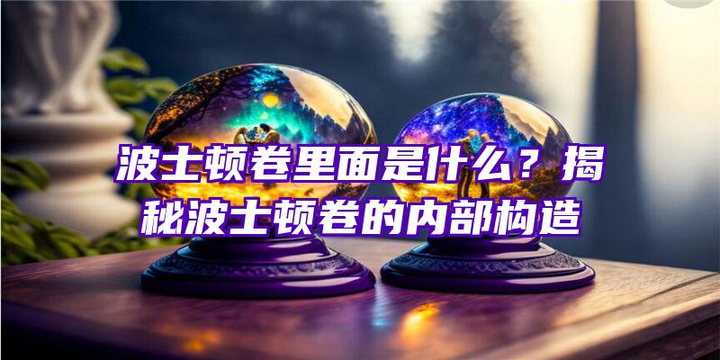 波士顿卷里面是什么？揭秘波士顿卷的内部构造