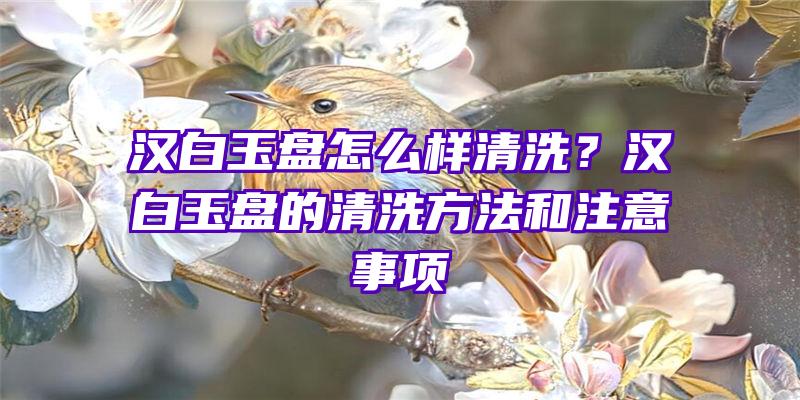 汉白玉盘怎么样清洗？汉白玉盘的清洗方法和注意事项