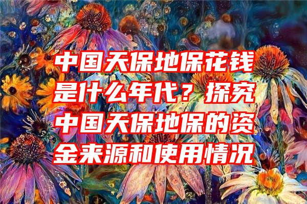 中国天保地保花钱是什么年代？探究中国天保地保的资金来源和使用情况