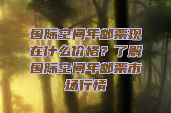 国际空间年邮票现在什么价格？了解国际空间年邮票市场行情