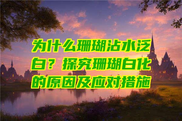 为什么珊瑚沾水泛白？探究珊瑚白化的原因及应对措施