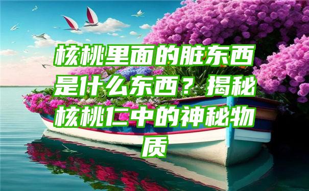 核桃里面的脏东西是什么东西？揭秘核桃仁中的神秘物质