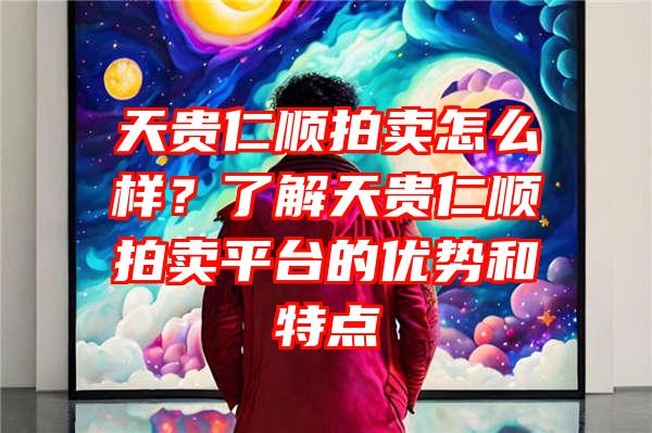 天贵仁顺拍卖怎么样？了解天贵仁顺拍卖平台的优势和特点