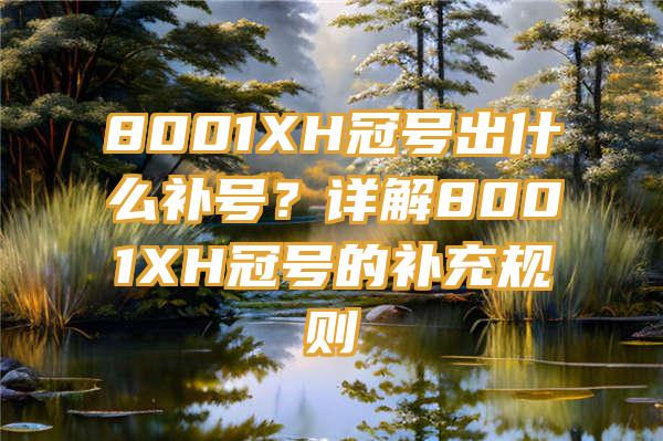 8001XH冠号出什么补号？详解8001XH冠号的补充规则