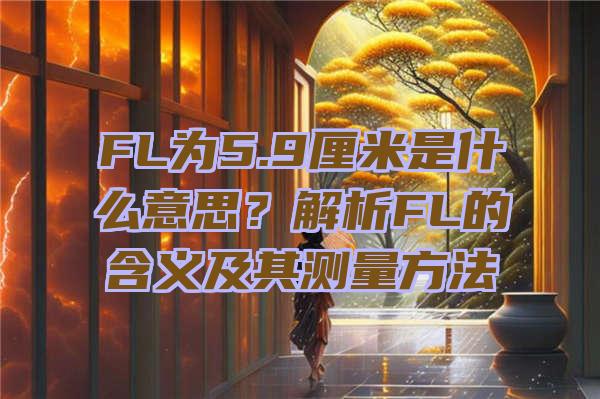 FL为5.9厘米是什么意思？解析FL的含义及其测量方法