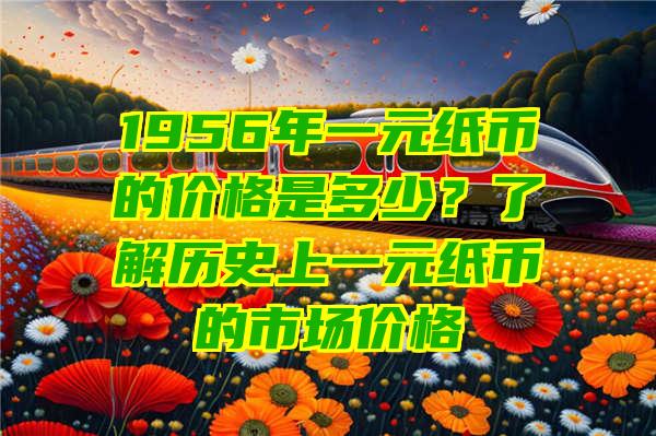 1956年一元纸币的价格是多少？了解历史上一元纸币的市场价格